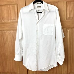 Van Heusan Mens Fitted Dress Shirt , medium 15 , 32/33
